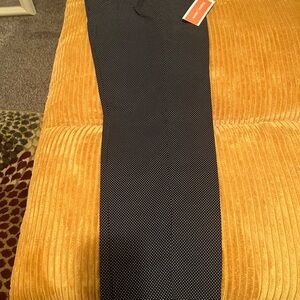 Women’s Old Navy Harper Pant, black and white polka dot, Mid-Rise size 4, new